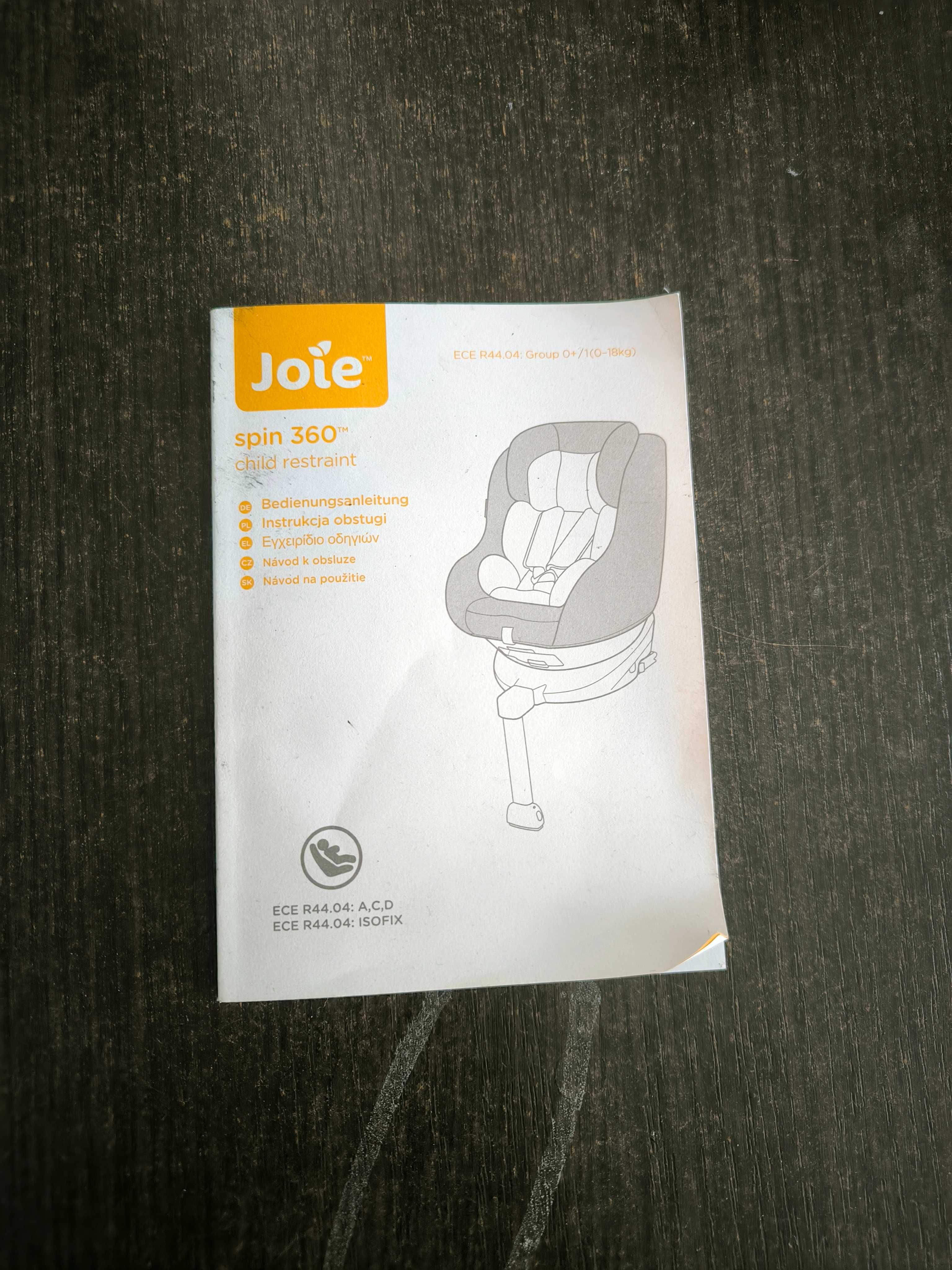 Fotelik obrotowy JOIE SPIN 360, ISOFIX