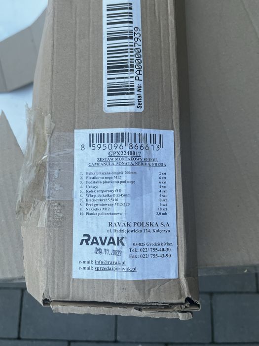 Wanna narożna prawa RAVAK