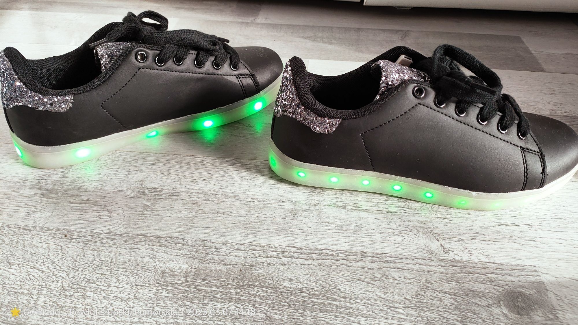 Nowe Świecące buty led r37 unisex