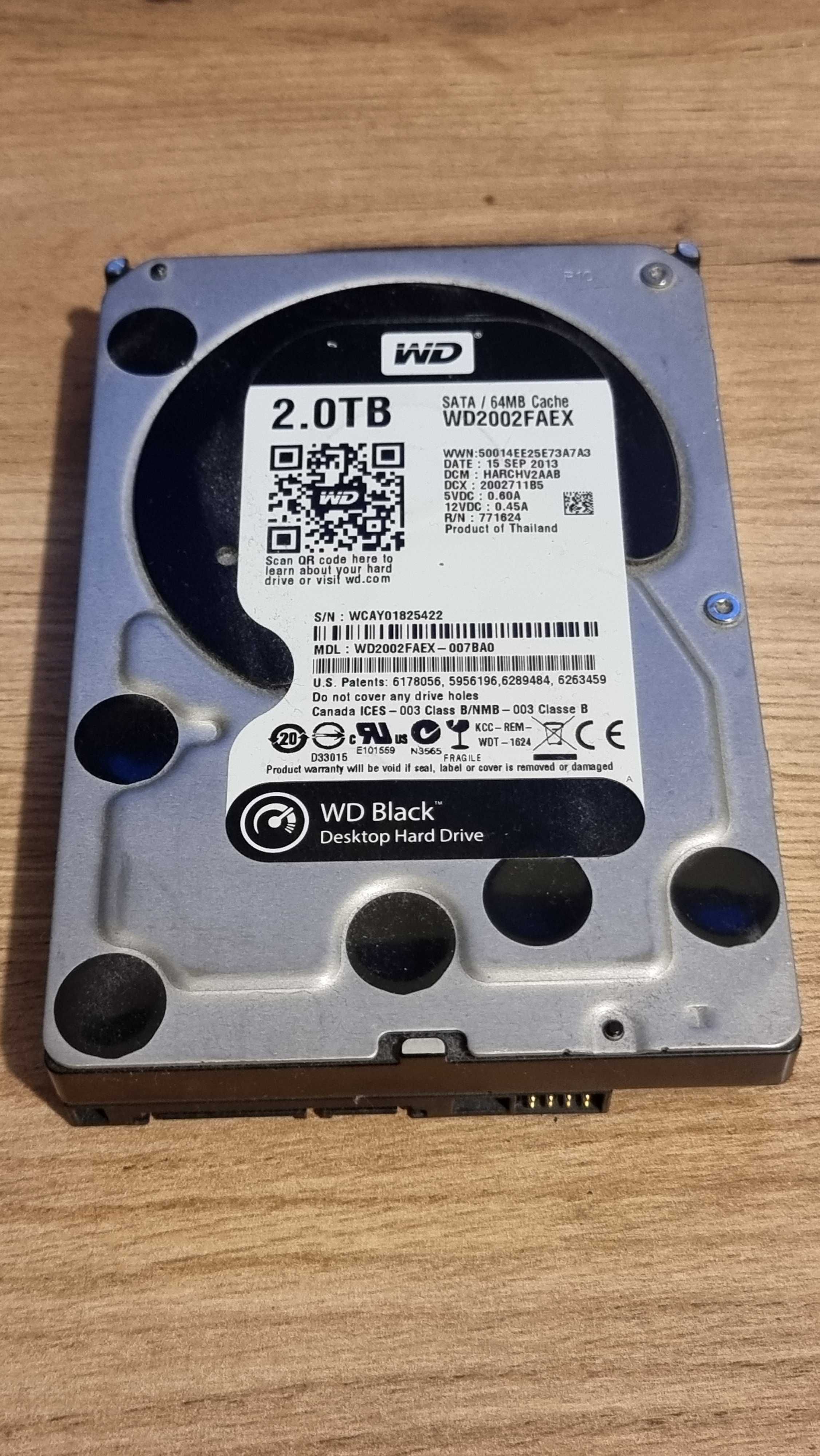 Dysk wewnętrzny WD HDD 3,5" SATA 2 TB 2000 GB