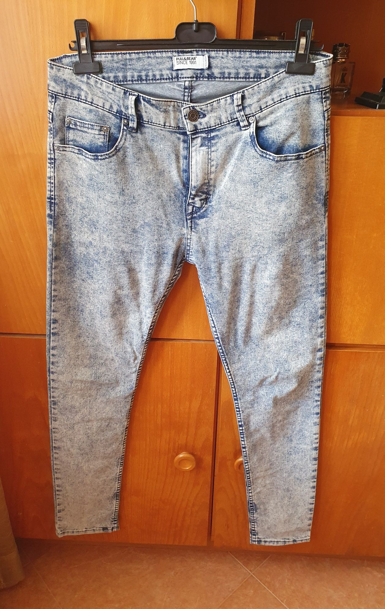 Calças ganga Skinny Pull and bear