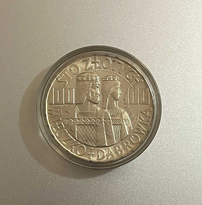 100 zł Mieszko i Dąbrówka - 1966 - PRÓBA