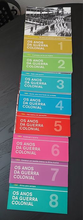 Coleção de 16 livros + Fascículos " Os Anos da Guerra Colonial"