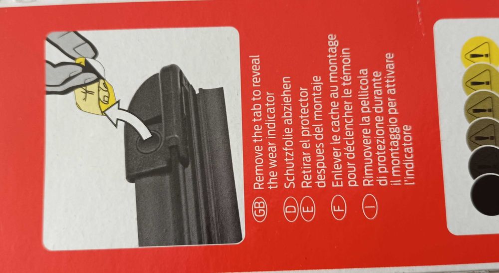 Pióra wycieraczek szyby przedniej, Ford Fiesta