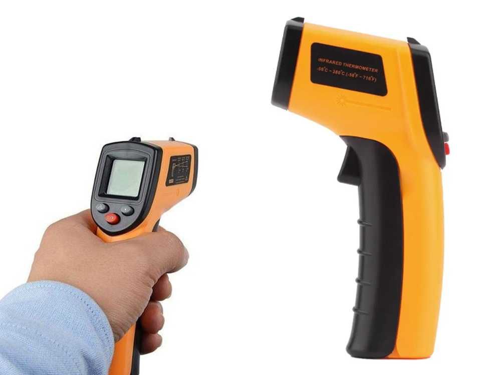 NEW! Pirometr termometr laserowy miernik LCD bezdotykowy -50 +380°C .