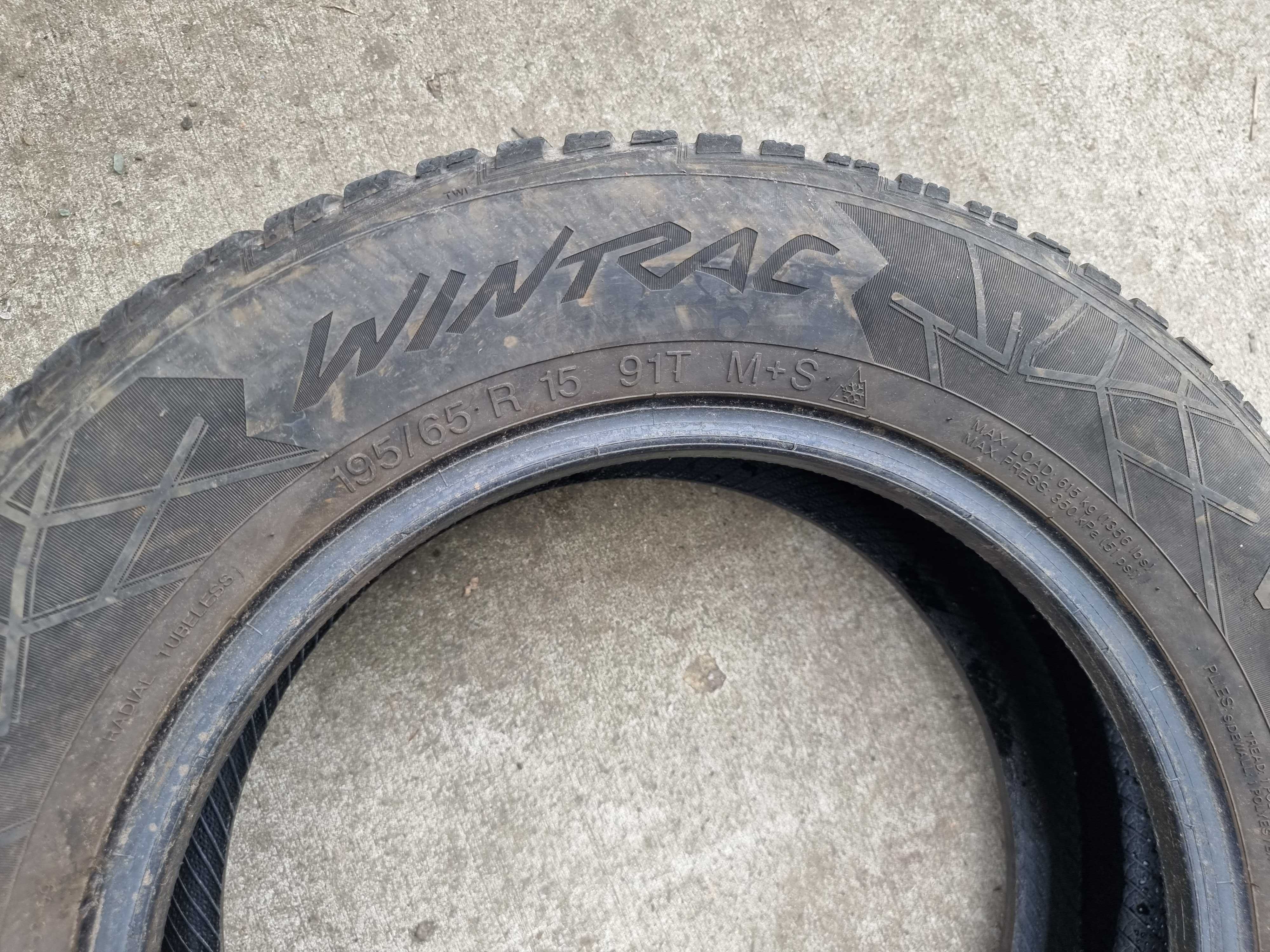 Opony komplet 195/65/15 2021 r. Vredestein Wintrac DOT 4421 7,0 mm