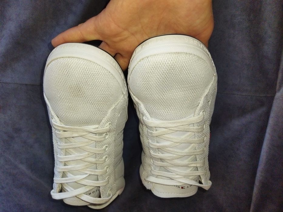 Чоловічі білі кеди кросівки Tommy Hilfiger р.43  28см