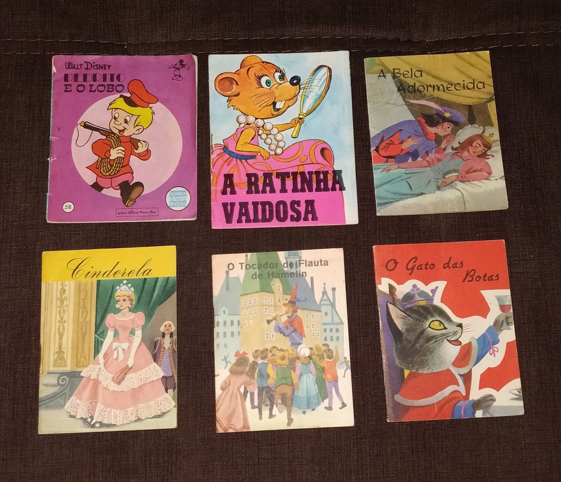 Mini livros de histórias infantis