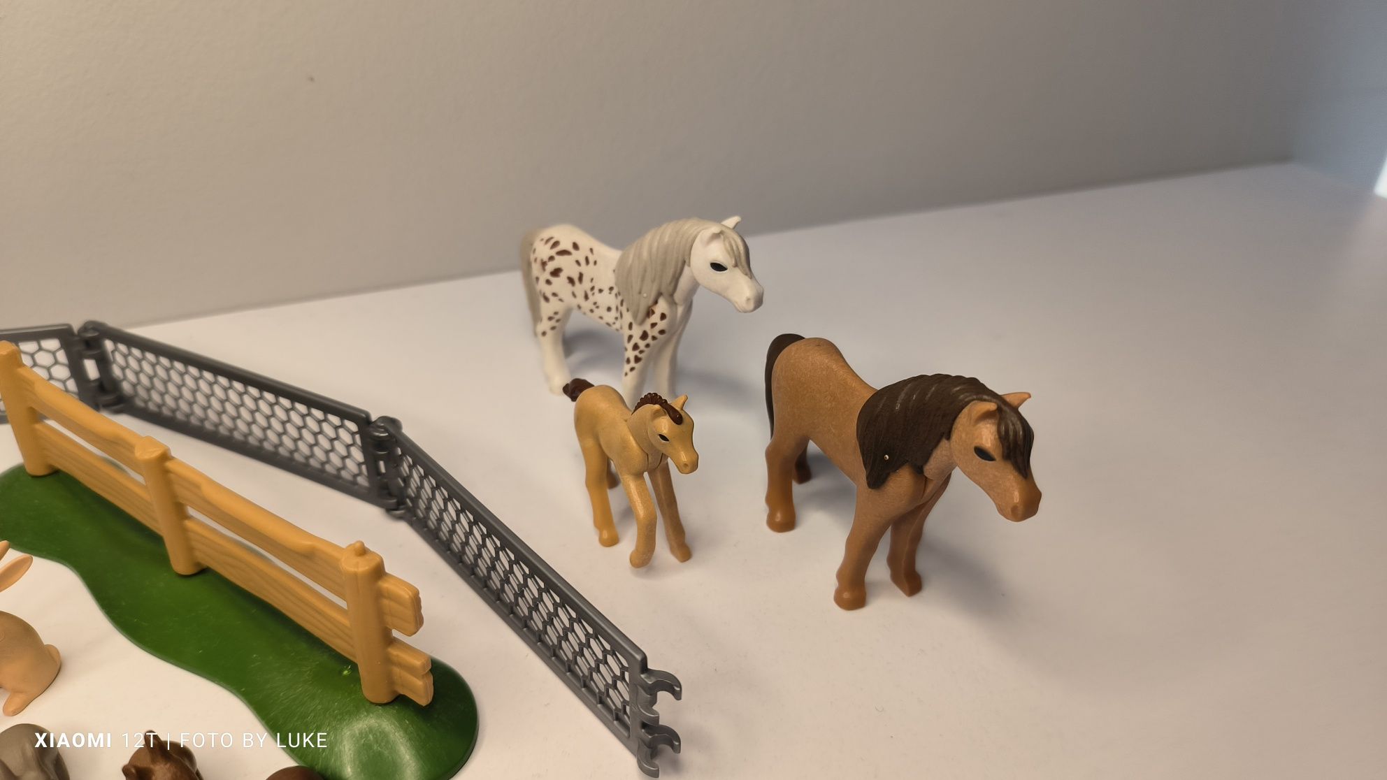 Playmobil zwierzęta chodowlane domowe pies kot koń kura króliki gęś