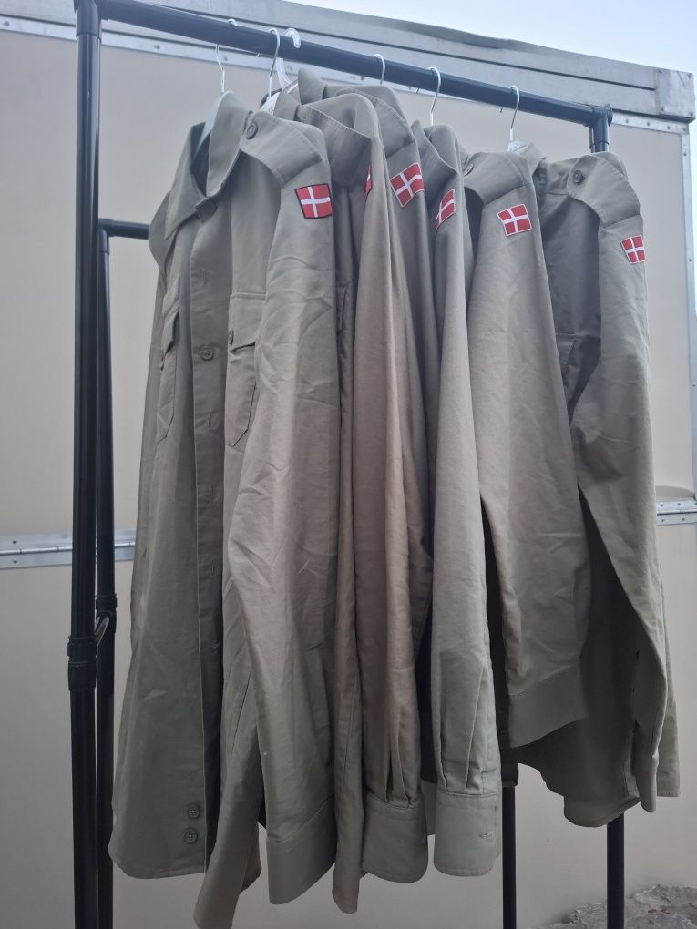 Koszula wojskowa Khaki długi rękaw
