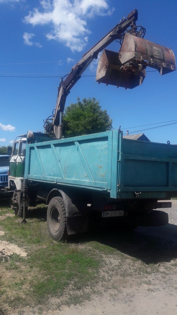 Услуги манипулятора грейферв перевозка  разних грузов  мусора  веток