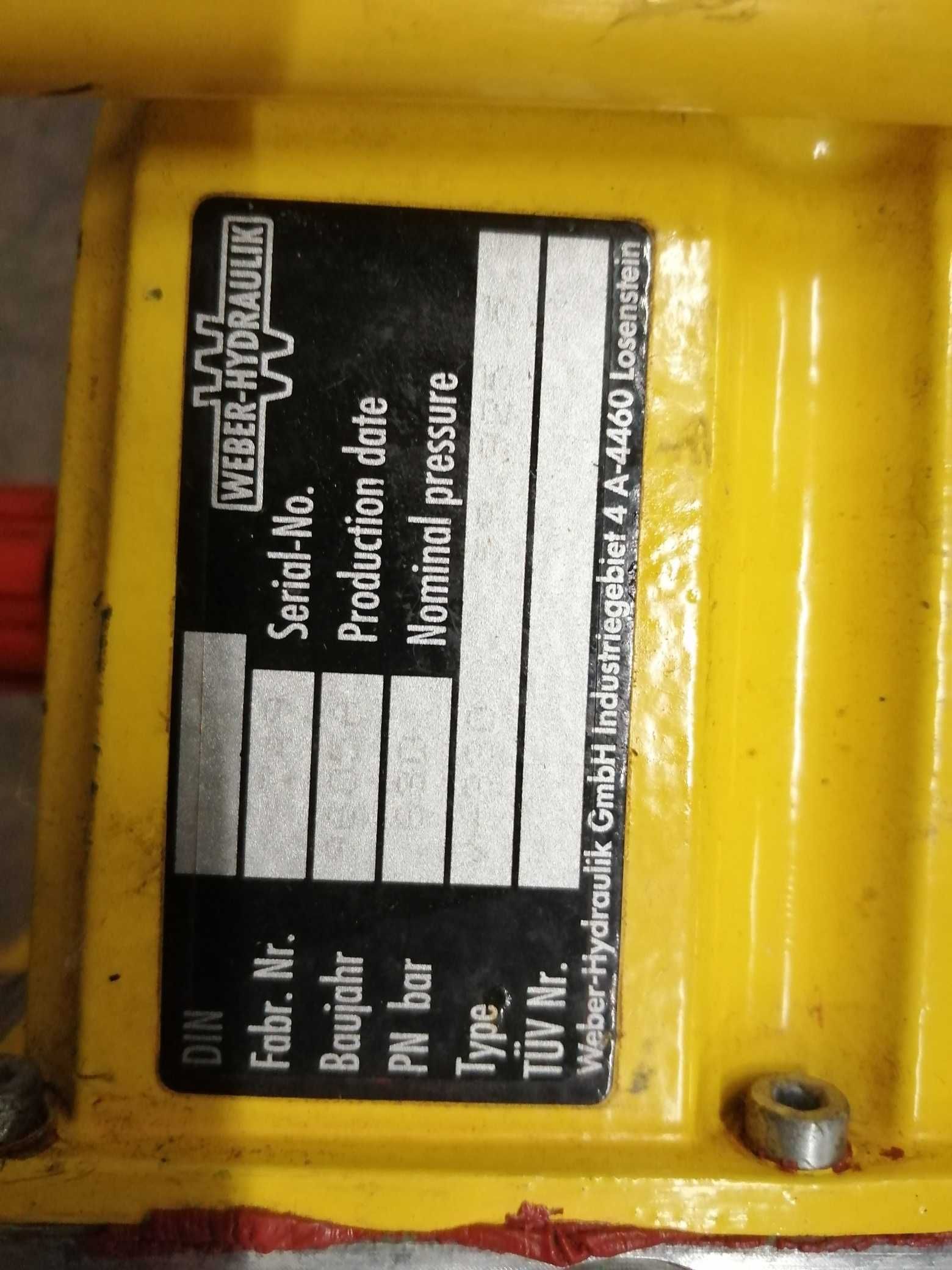 Nożyce hydrauliczne WEBER S140