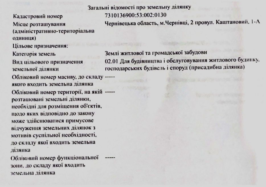 Продаж ділянки під житлову забудову 0.10 га