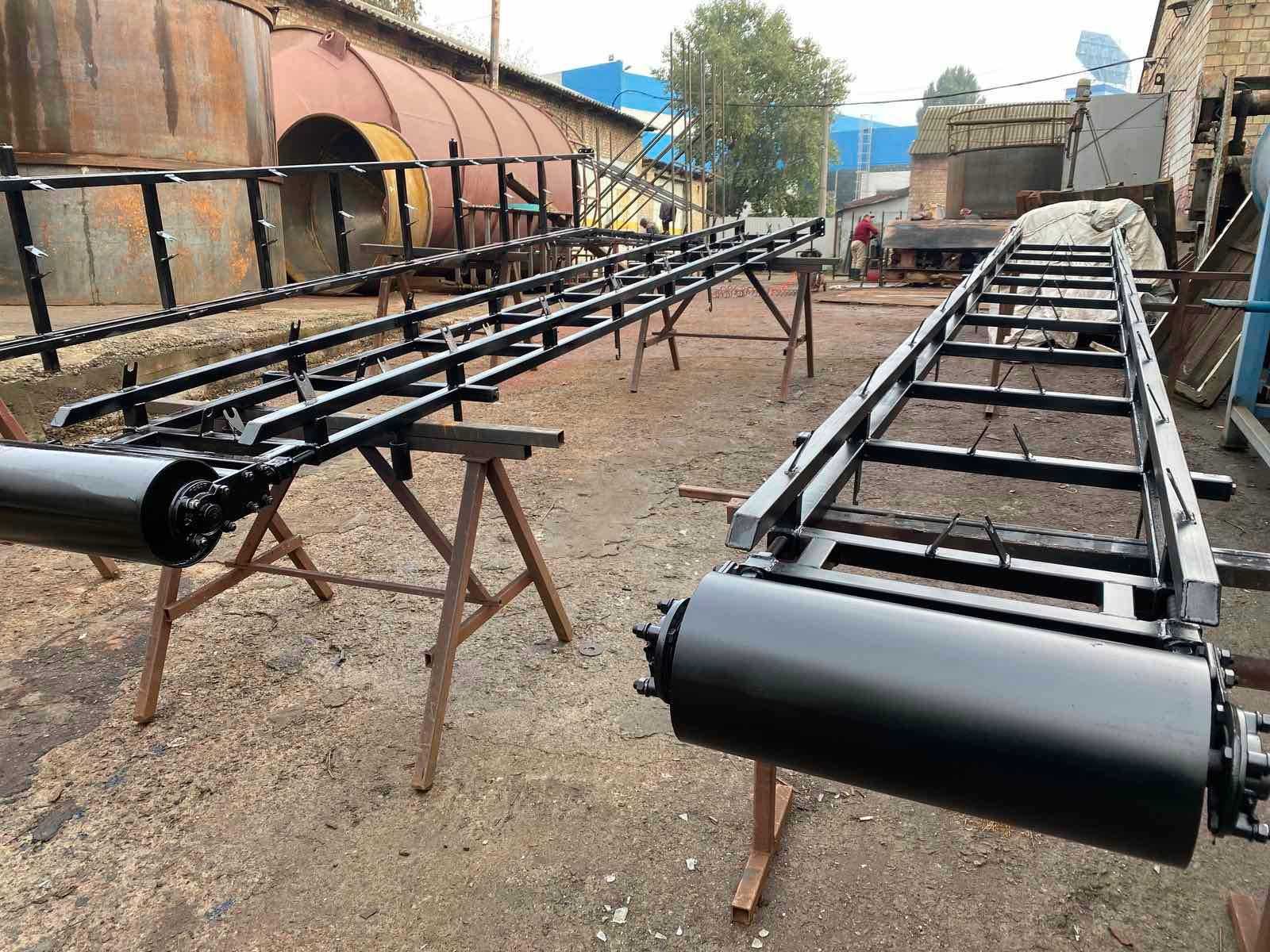 Жолобчатий стрічковий конвеєр, транспортер, погрузчик