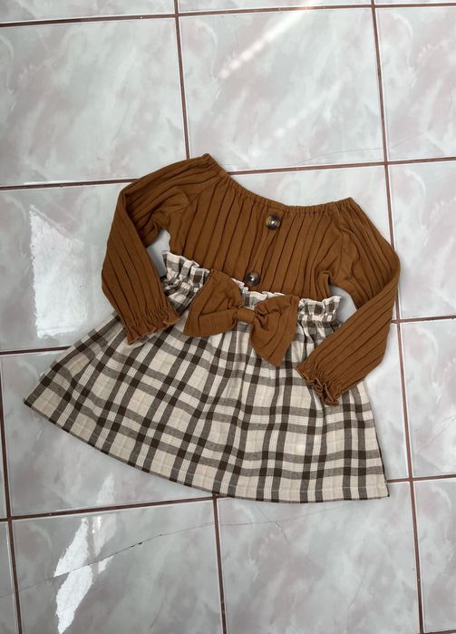 сукня 9-12 місяців / Теплое платье 80 р / осіннє плаття