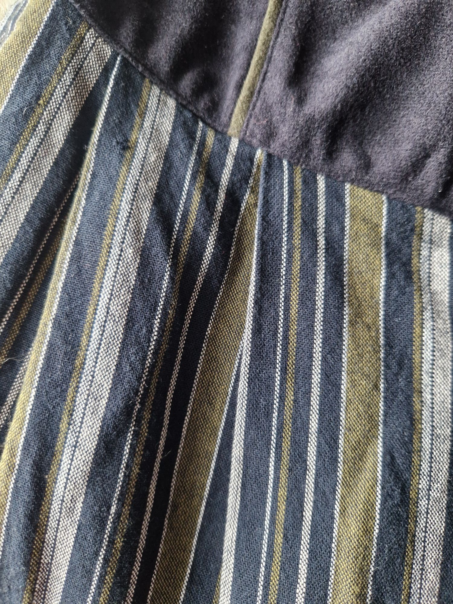 Vintage midi cottagecore gorsetowa sukienka