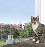 Trixie - siatka ochronna zabezpieczająca na okno balkon 8x3 m