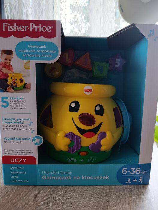 Oryginalny garnuszek na klocuszek