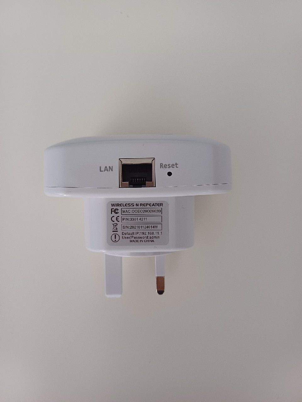 K491 Wzmacniacz Sygnału Wi-Fi Gubbett 2,4 GHz, 300 Mb/s, WLAN