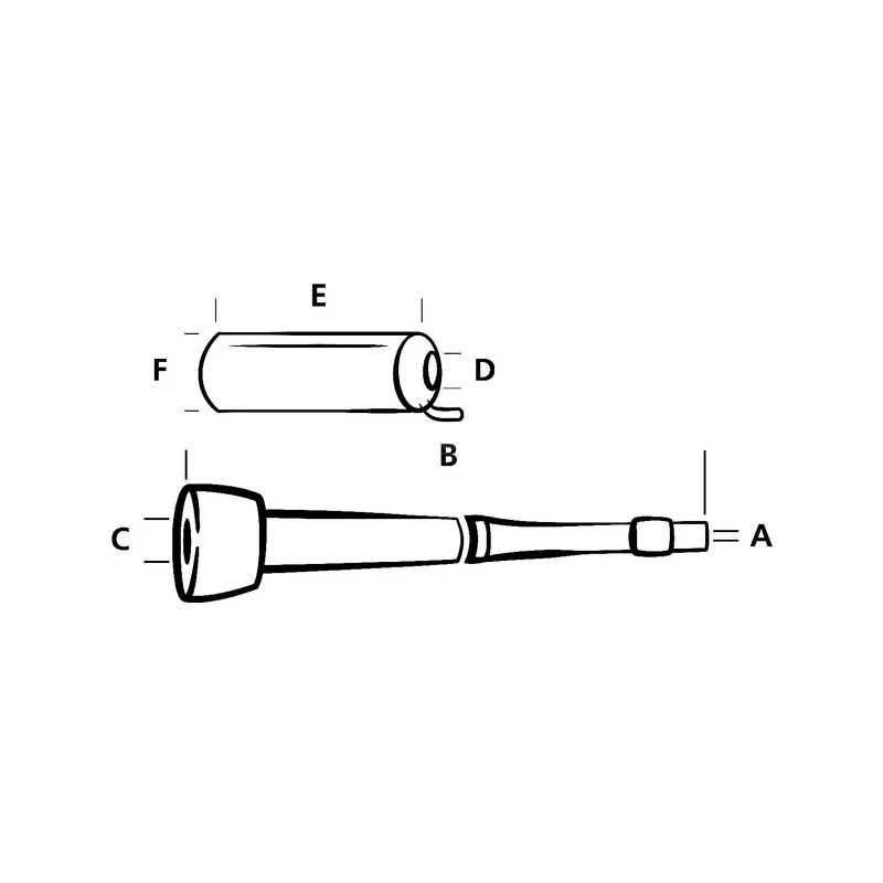 Gumy strzykowe do dojarki 8mm Farma 602001FA