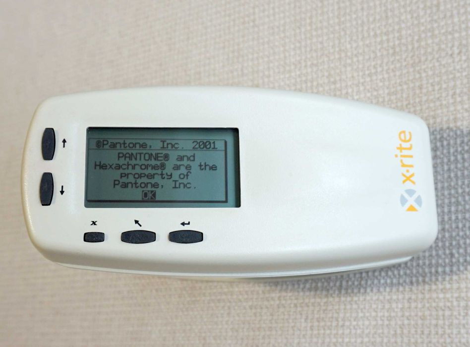 Спектрофотометр X-Rite 530, база Pantone, Lab, ΔE, CMYK ( Денситометр)