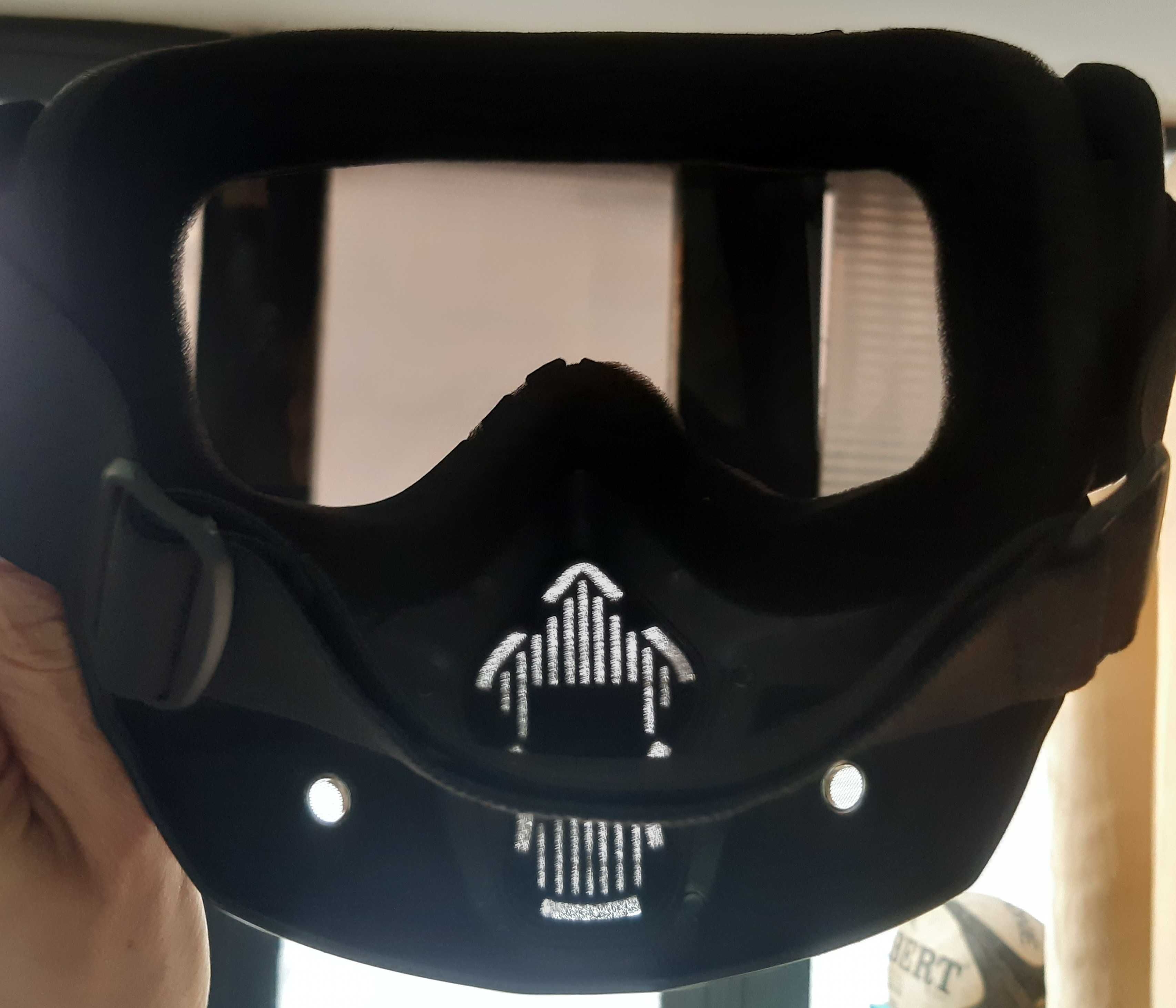 Máscara Protecção Óculos Espelhados Novos p/ Motos Desportos Radicais