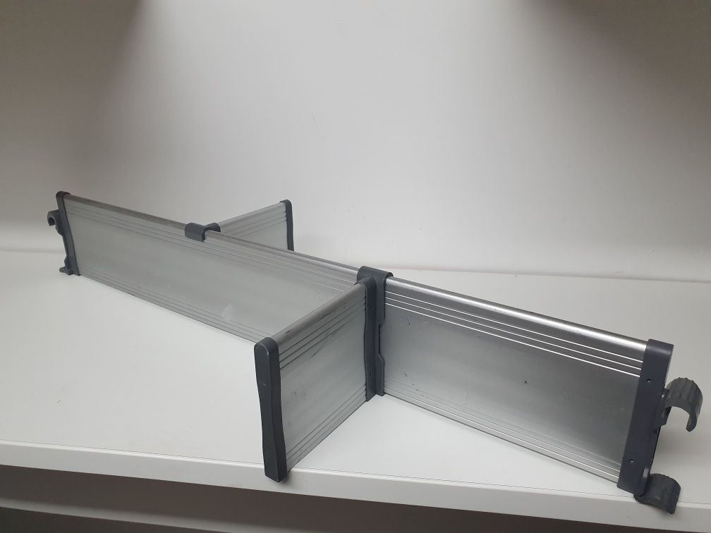 Ikea rationell przegrody do szuflady organizer starego typu 60cm alum