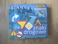 Gra edukacyjna menory znaki drogowe Adamigo