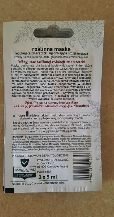 Maska do twarzy Uzdrowisko- 7 szt.