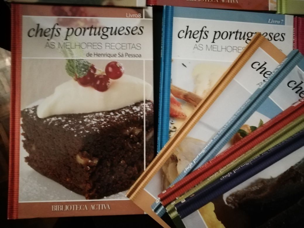 Coleção completa Chefs Portugueses - As melhores receitas - 11 livros*
