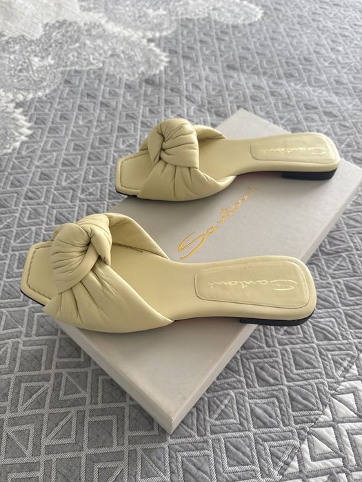 Шлепанцы Santoni оригинал кожа