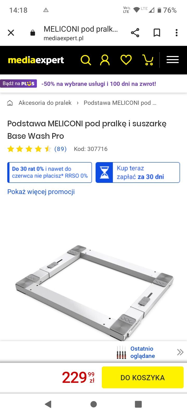 Podstawa pod pralke