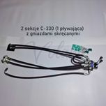 Rozdzielacz 2 Sekcyjny C-330 Hydrauliczny Zewnętrzny Skręcane Gniazda