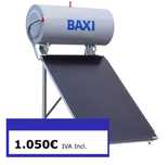 Painel Solar Termossifão BAXI 200 Litros Ferro Vitrificado