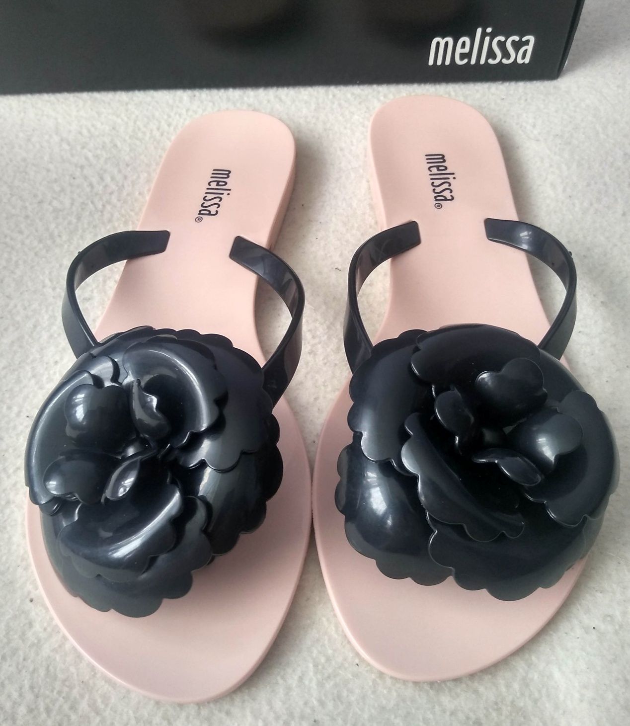 Nowe Melissa 37 japonki klapki buty pachnące