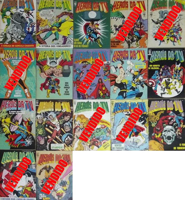 Bd brasileira "Heróis da TV" 1984