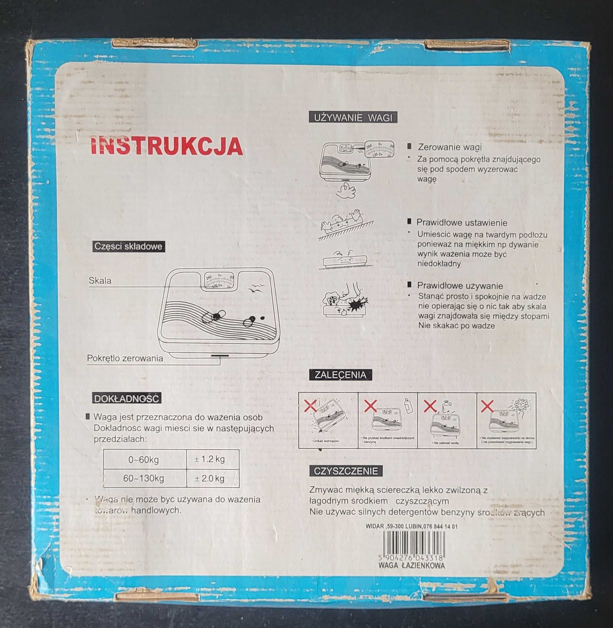 Waga Łazienkowa mechaniczna
