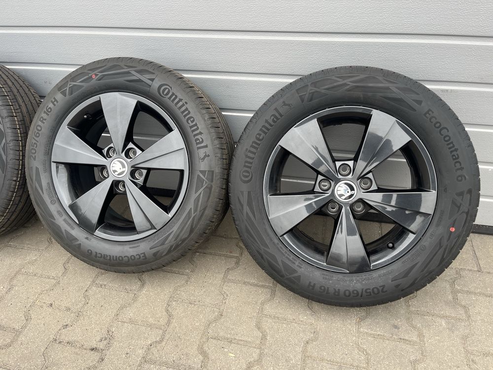Koła letnie 16” Skoda Octavia III 205/60/16 Continental 2023R DEMO