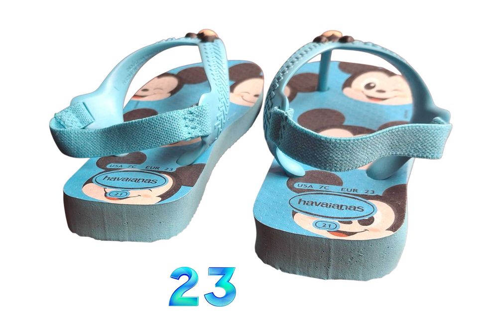 Chinelos Azuis Mickey Havaianas 23