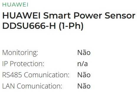 Smart Meter Monofásico HUAWEI