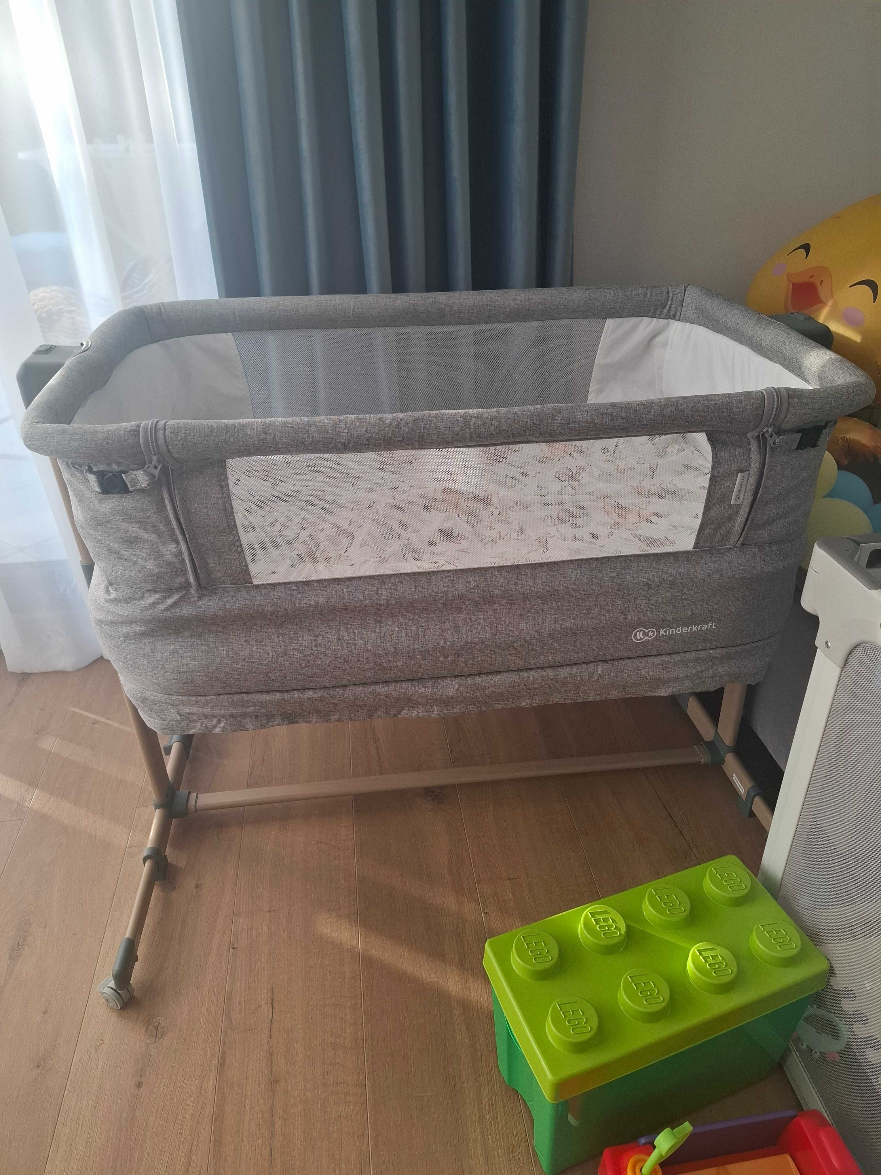 Łóżeczko Kinderkraft Neste Up jak nowe plus materac