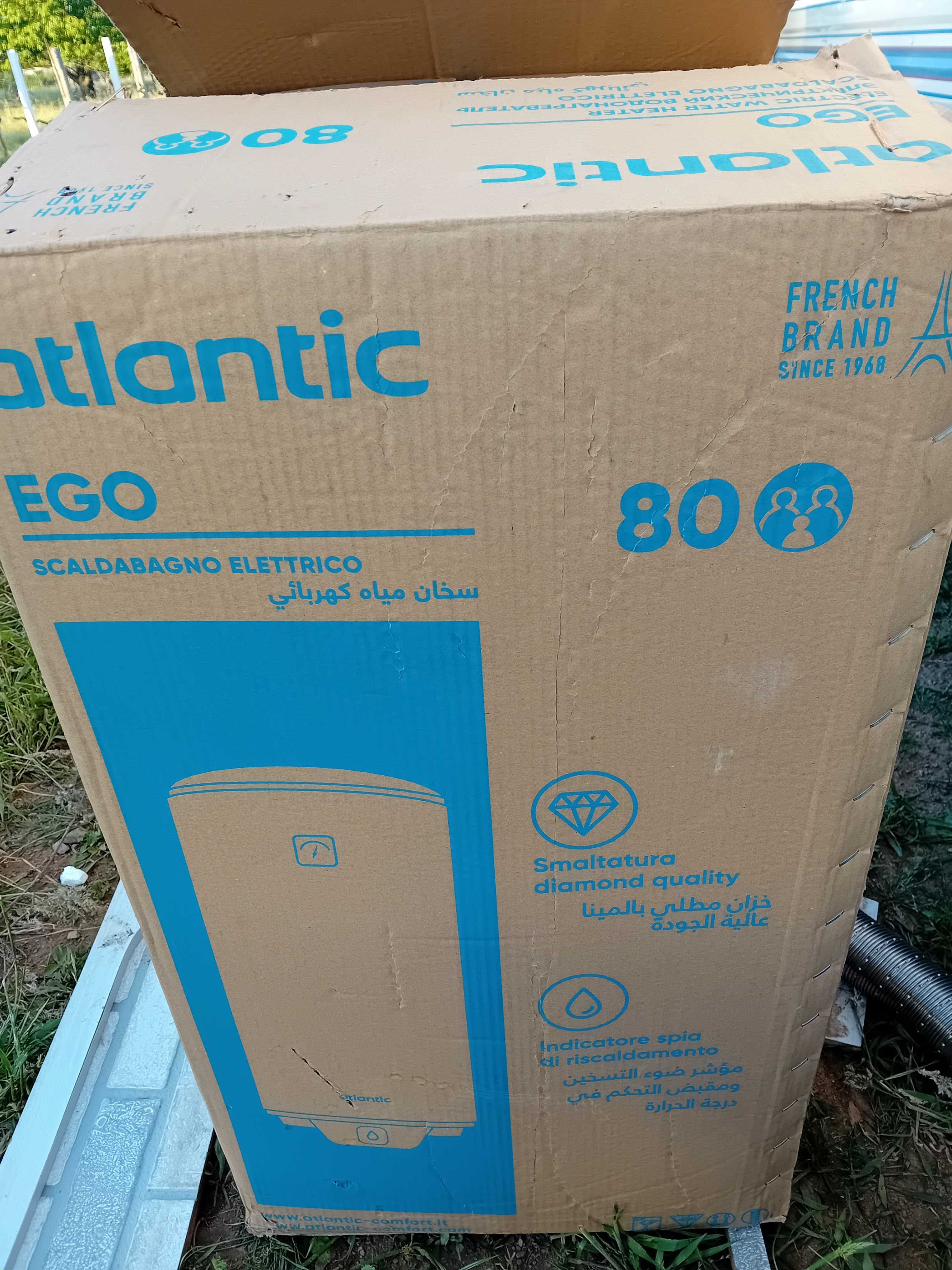 Termo acumulador novo 8o lt