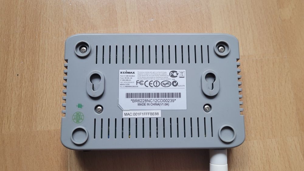 Router Switch WiFi Lan Internet WAN Edimax BR-6228nC