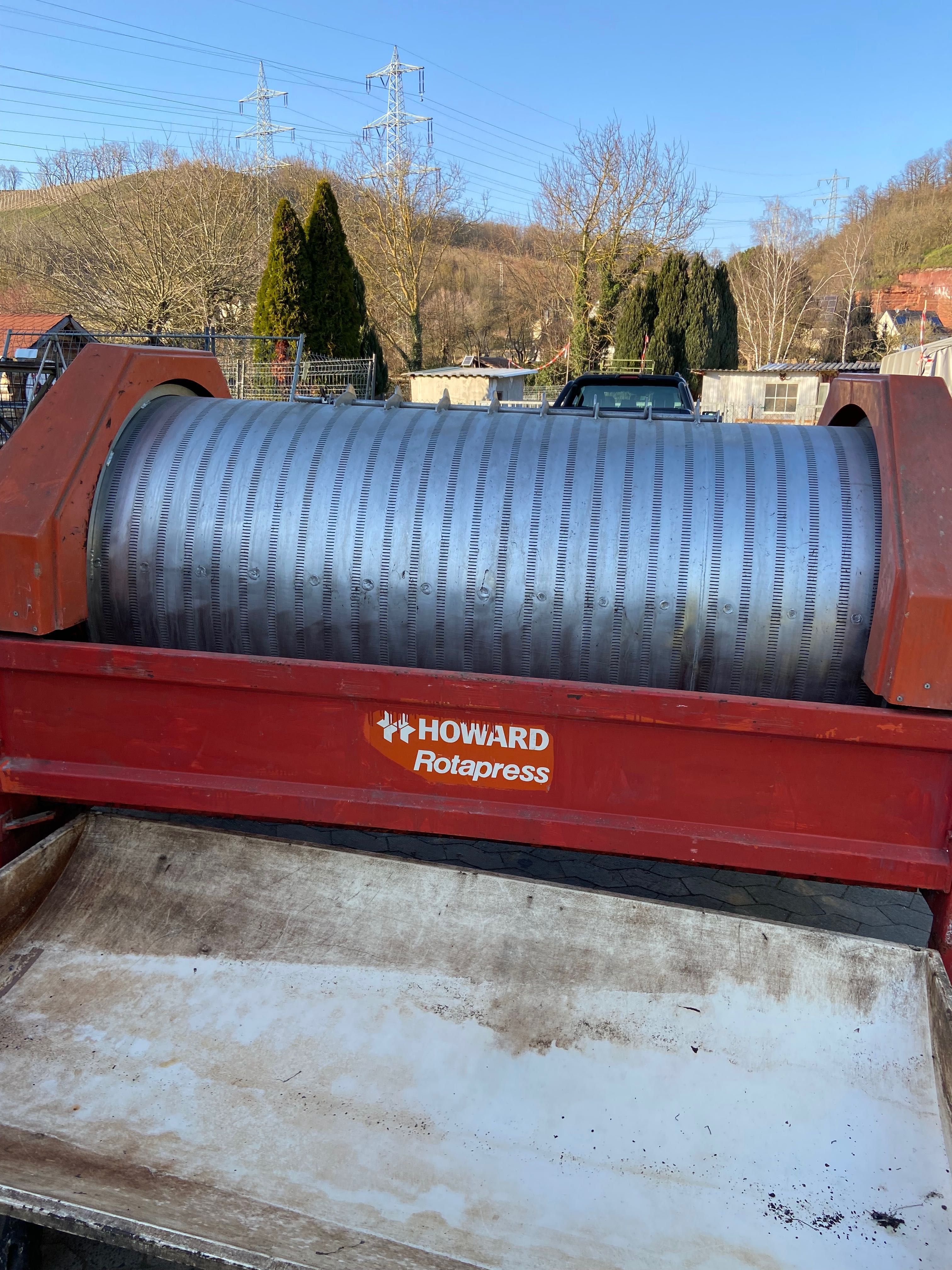 Prensa de vinho horizontal