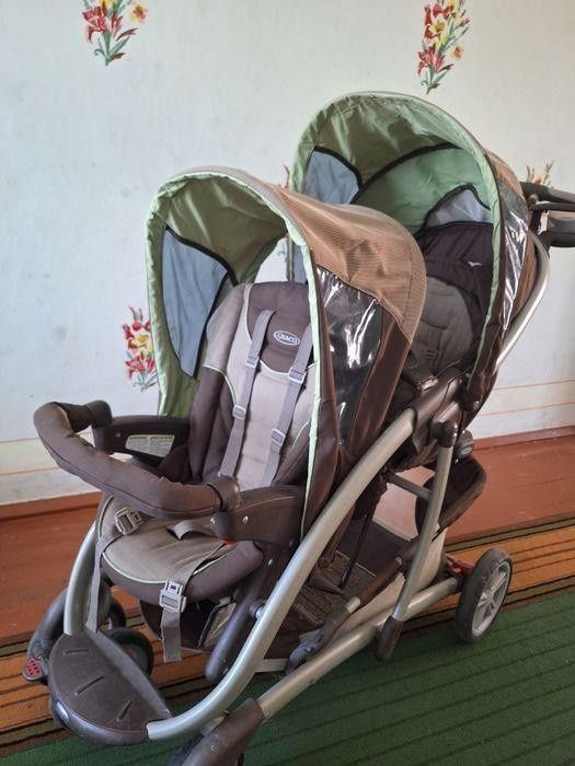 Коляска Graco для двійні або близнюки універсальна