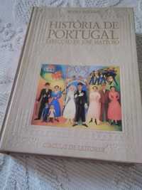 Volumes de História de Portugal números 1, 6 e 8