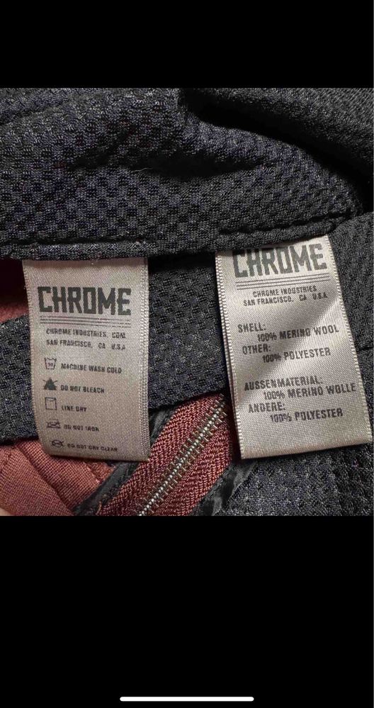 шерстяноe худи Chrome