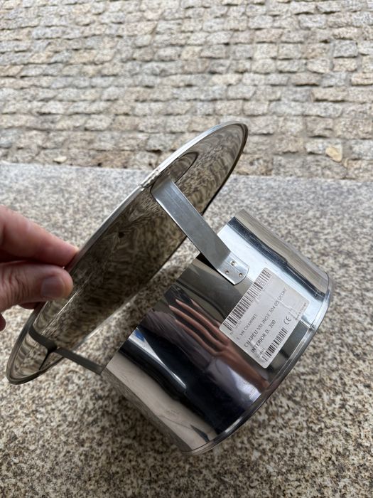 Chapeu de chamine em inox