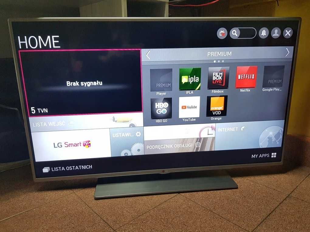 TV LG 47LB5800 Smart TV Uszkodzona matryca