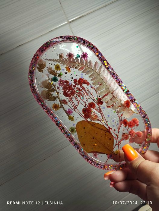 Artesanato em resina epóxi